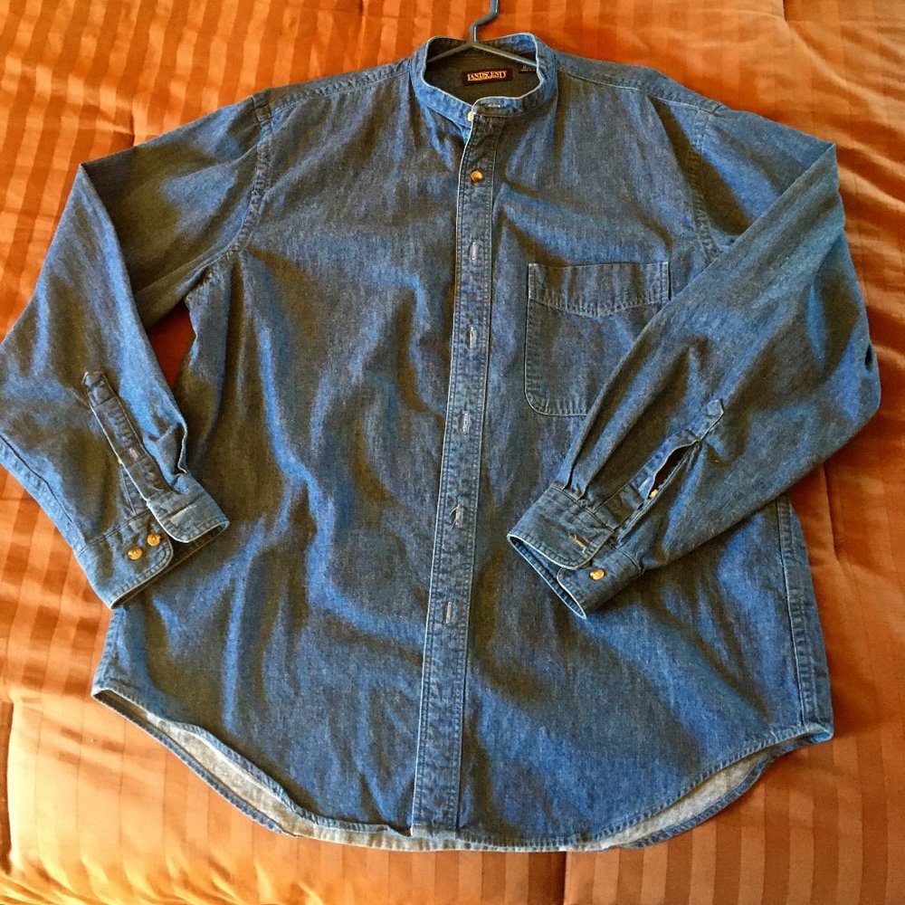 Lands End Denim Shirt